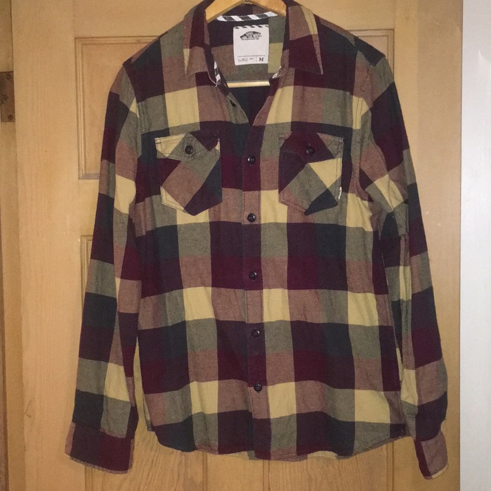 Vans flannel shirt size medium